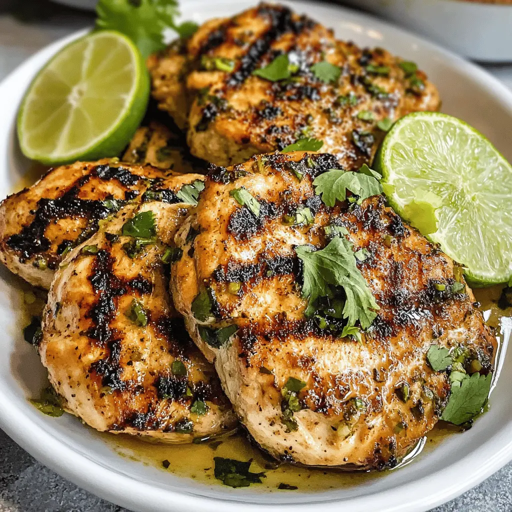 Zesty cilantro lime chicken brings a burst of flavor to your dinner table! This simple recipe features fresh lime juice and vibrant cilantro, perfect for weeknight meals or weekend barbecues. Pair it with rice, veggies, or salad for a delightful experience. Save this mouthwatering dish for your next family gathering or meal prep!