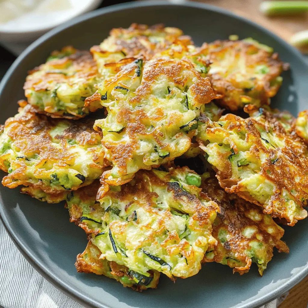 Get ready to enjoy these delicious Easy Zucchini Fritters! Perfectly crispy on the outside and soft on the inside, these fritters are a fantastic way to embrace fresh zucchini. Made with simple ingredients, they’re great as a snack, a side dish, or even a light meal. Don't forget to save this recipe for your next summer gathering or weeknight dinner!