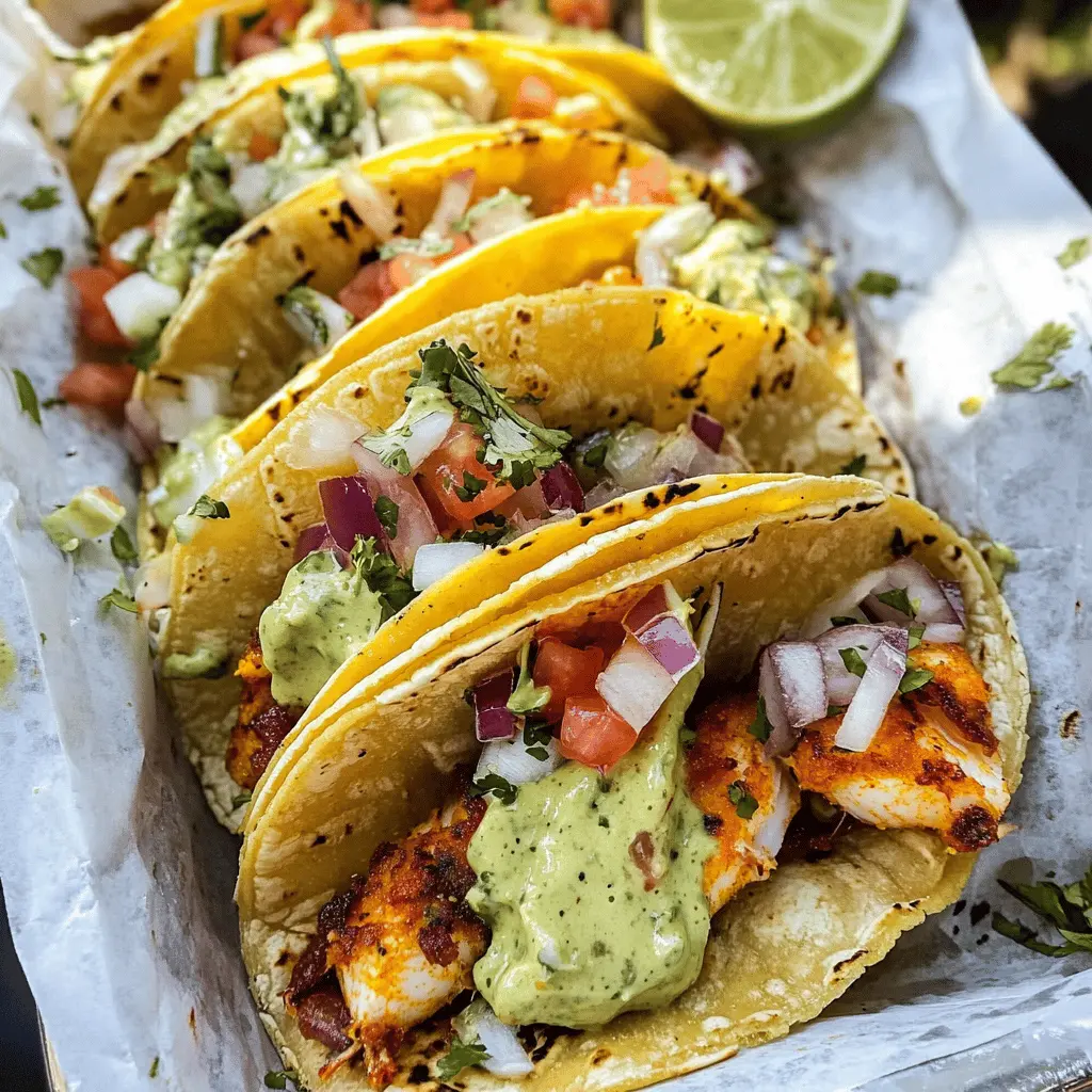 Get ready to spice up your dinner with these Epic Baja Fish Tacos! Bursting with flavor, these tacos feature crispy fish and a tangy homemade fish taco sauce that everyone will love. Perfect for taco night or any casual gathering. Save this recipe to impress your friends and family with your cooking skills! 🌮✨