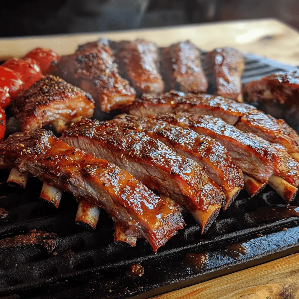 Get ready for the ultimate grilling experience with these fall-off-the-bone ribs! Made with a mouthwatering blend of spices and a tangy barbecue sauce, these ribs are perfect for summer cookouts or family gatherings. Save this delicious recipe for your next barbecue and impress your friends with tender, flavorful ribs that everyone will love!