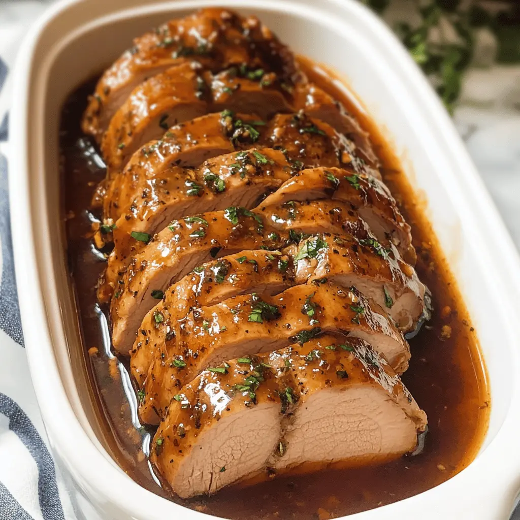 This Glazed Slow Cooker Pork Tenderloin is the perfect blend of tender meat and a sweet, tangy sauce that will make dinner unforgettable! With just a few simple ingredients, you can create a flavorful dish that’s great for family meals or entertaining guests. Save this recipe now for a hassle-free dinner idea that everyone will love!