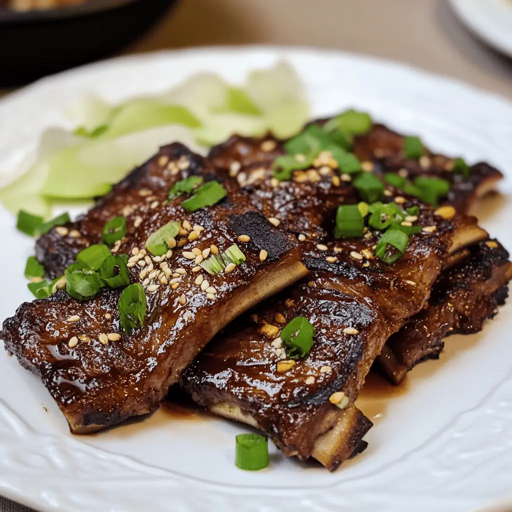 Get ready to enjoy the bold flavors of Grilled Korean Short Ribs, marinated to perfection with a sweet and savory blend. These tender, juicy ribs are perfect for summer cookouts or cozy family dinners. Save this recipe now for a mouthwatering dish that will impress your guests and satisfy your cravings! Perfect for BBQs and gatherings!