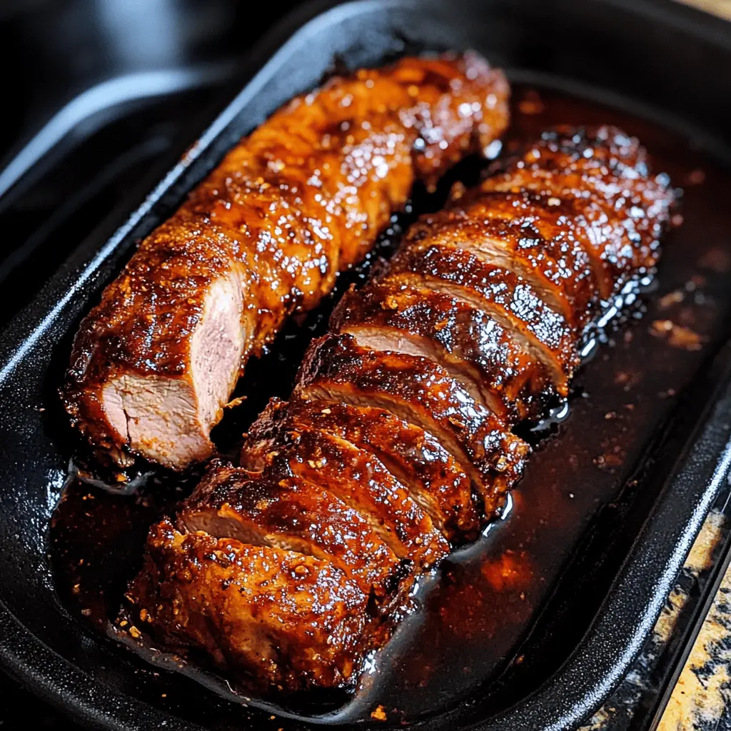 This Oven Baked BBQ Pork Tenderloin is a must-try for any weeknight dinner! With its juicy, tender meat coated in a tangy BBQ sauce, it's sure to please everyone at the table. Perfect for gatherings or a cozy family meal, save this recipe to bring delicious flavors to your kitchen again and again!