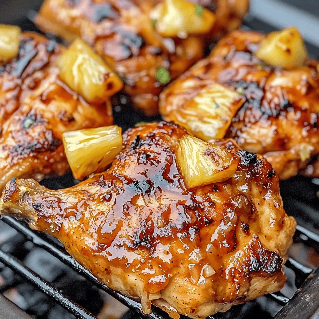 This Whiskey Pineapple Chicken recipe combines sweet and savory flavors for a delightful meal that's perfect for weeknight dinners or weekend gatherings. With juicy chicken marinated in a zesty whiskey and pineapple glaze, it's easy to prepare and packed with taste. Save this recipe to impress your family or friends at your next barbecue!