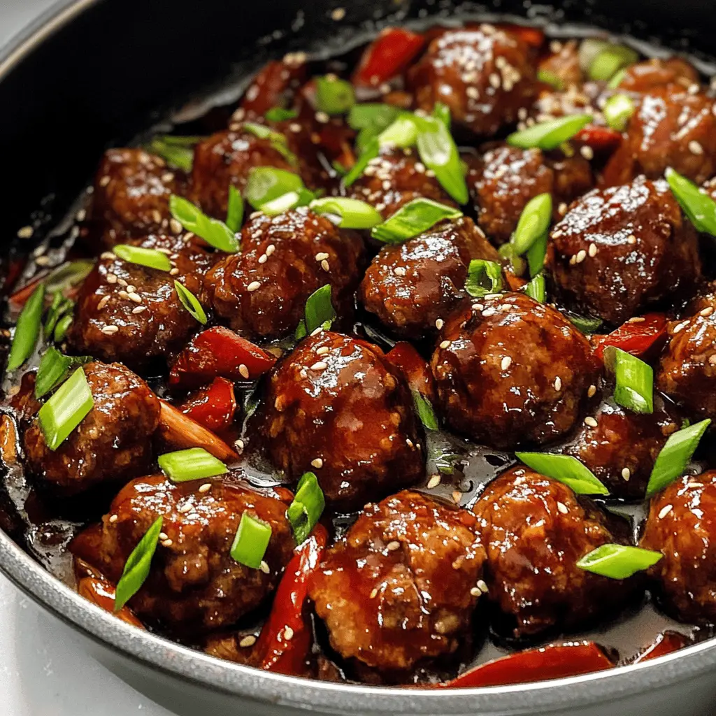 Get ready for a delicious twist on a classic with these 30-minute Mongolian Beef Meatballs! Featuring savory ground beef and a sweet, tangy sauce, these meatballs are perfect for a quick weeknight dinner. Serve them over rice or noodles for a complete meal. Save this pin for an easy recipe that your family will love any day of the week!