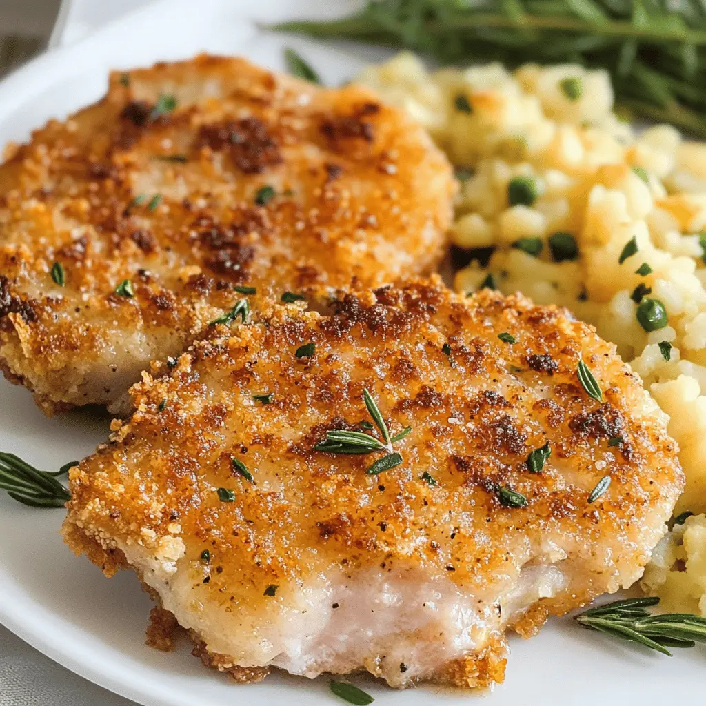 Looking for a delicious way to spice up dinner? These Blackstone Parmesan Crusted Pork Chops are crispy on the outside and juicy on the inside! Made with quality pork chops and a flavorful parmesan crust, this recipe is perfect for weeknight meals or weekend gatherings. Save this pin and impress your family and friends with this easy dish!