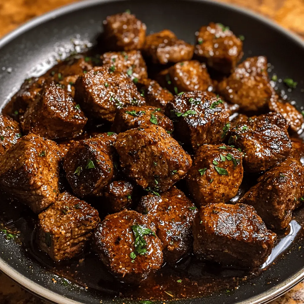 Juicy Cajun Garlic Butter Steak Bites are packed with flavor and perfect for any occasion! Tender steak pieces, seared to perfection, are tossed in a zesty garlic butter sauce that will leave your taste buds tingling. Ideal as an appetizer or a quick dinner option, don’t forget to save this recipe for your next gathering or cozy night in!