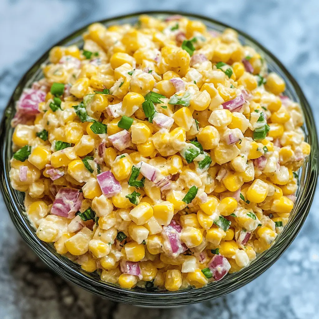 Enjoy a delightful twist on your traditional side dish with this Crack Corn Salad! Packed with fresh corn, crispy bacon, and creamy dressing, this salad bursts with flavor in every bite. Perfect for summer barbecues or potlucks, it’s a crowd-pleaser that everyone will love. Save this recipe to bring freshness to your next gathering!