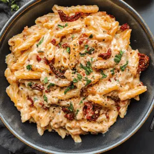Looking for a pasta dish that’s bursting with flavor? This creamy sun-dried tomato pasta is a delightful combination of tangy, sun-dried tomatoes, and rich cream that will have everyone at the table asking for seconds! Perfect for a weeknight dinner or a special gathering. Save this recipe to whip up a comforting meal anytime you crave something delicious!
