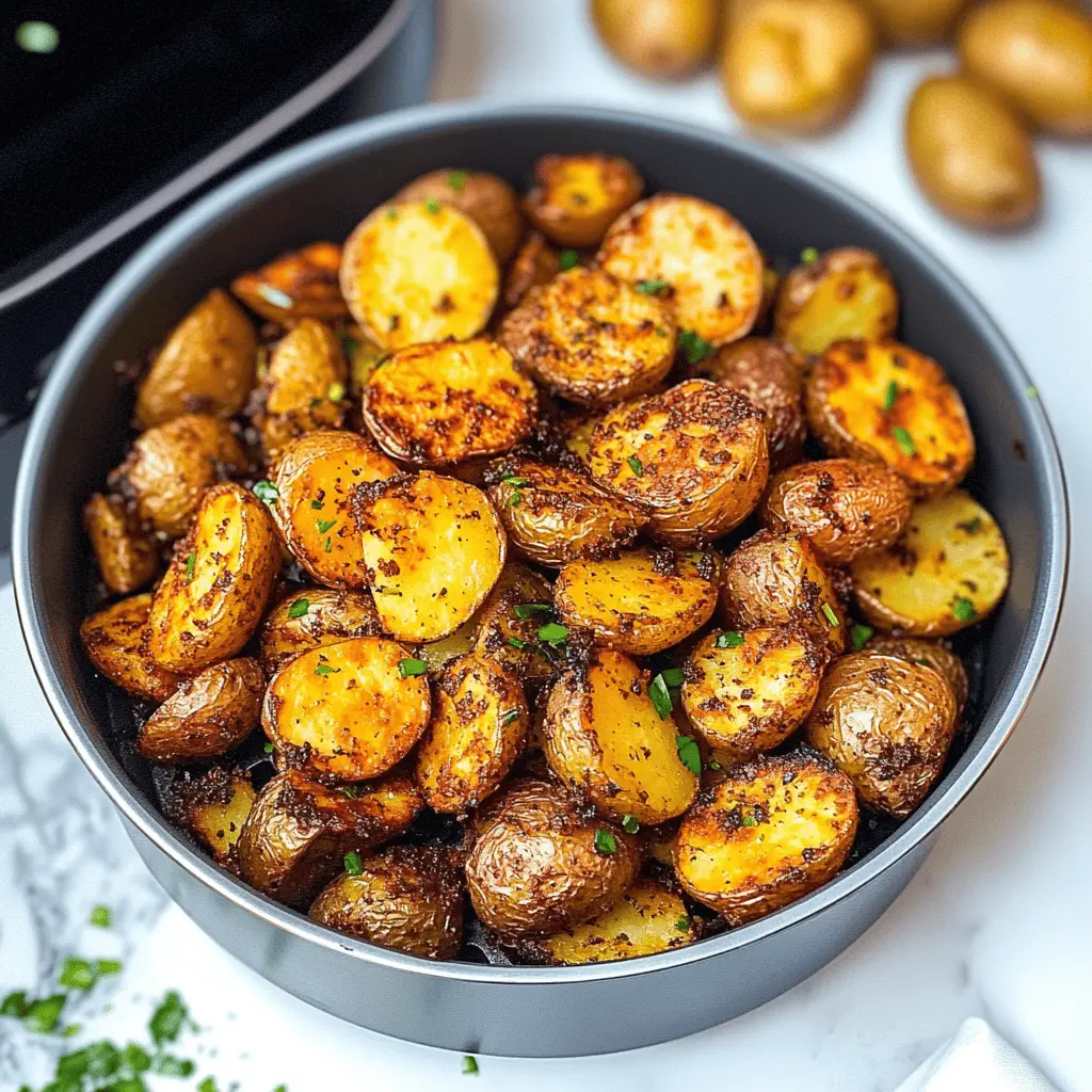 Crispy Air Fryer Potatoes are a game-changer for your snack or side dish options! With their golden exterior and fluffy inside, these tasty potatoes are seasoned to perfection. Fast and easy to make, they’re perfect for any meal or gathering. Save this recipe for a delicious addition to your next dinner party or movie night!