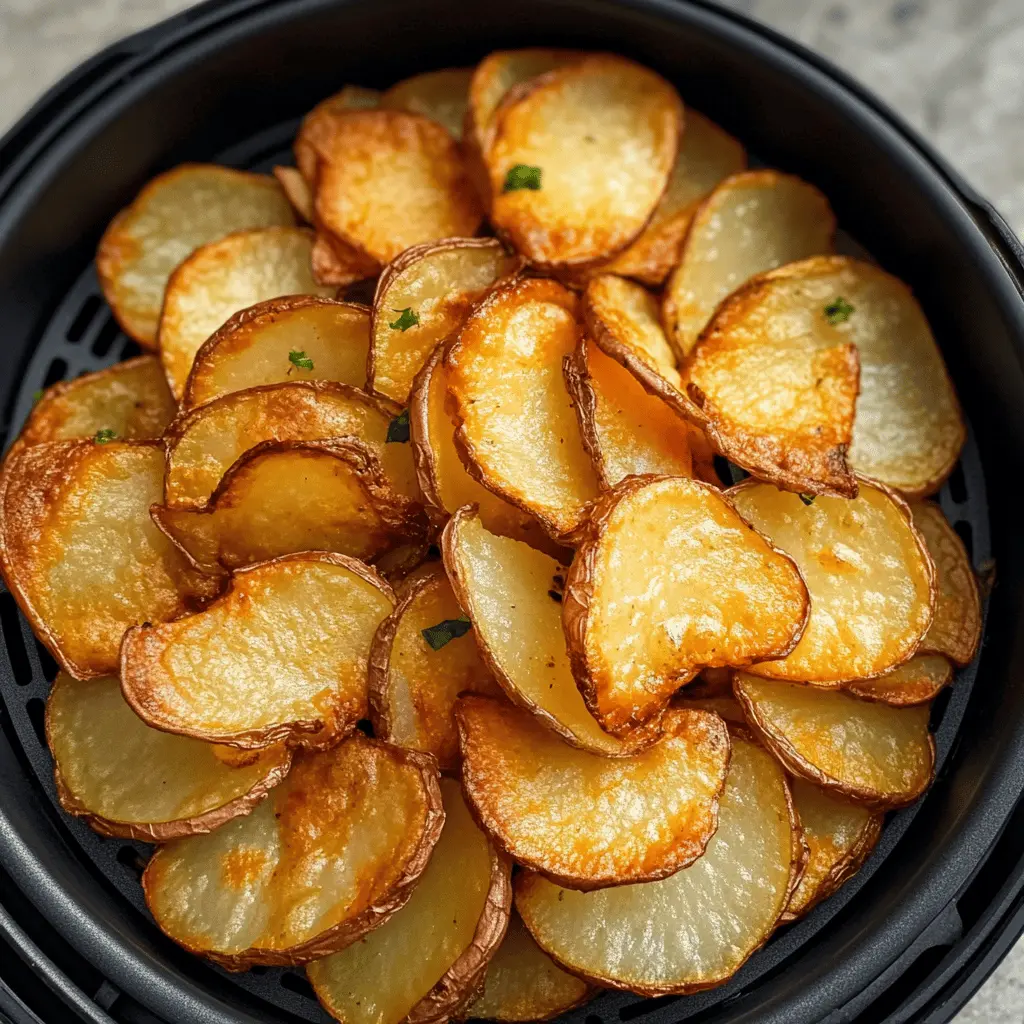 Crispy sliced potatoes made in the air fryer? Yes, please! These golden-brown delights are perfectly seasoned, offering a satisfying crunch with every bite. Ideal as a side dish or snack, this easy recipe will become your go-to for potato perfection. Save it now and impress your friends at your next gathering!