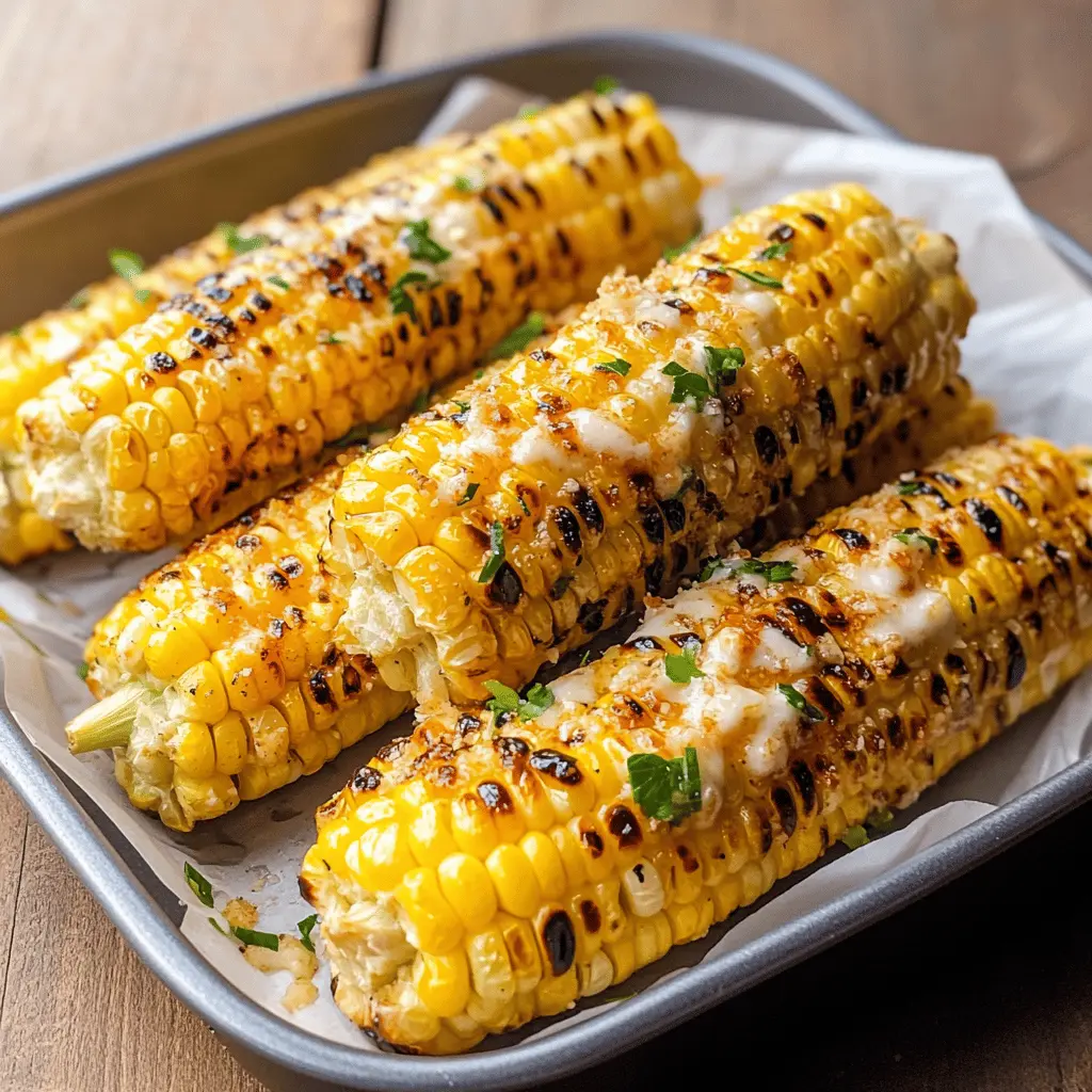 Sweet summer corn tossed in rich garlic butter makes this Garlic Butter Grilled Corn on the Cob a true delight! Perfect for barbecues, family gatherings, or any outdoor occasion, this recipe is so easy and delicious. Save this pin to ensure you have this summer favorite on hand whenever the grill is fired up! 🌽✨