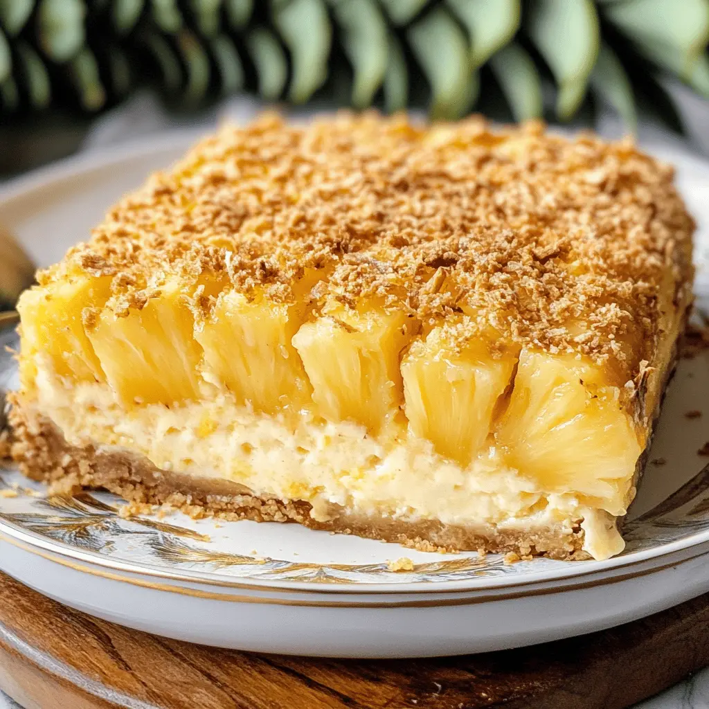 Bring a taste of nostalgia to your kitchen with Grandma's Pineapple Dream Recipe! This delightful dessert combines sweet, juicy pineapples with a creamy, dreamy filling that melts in your mouth. Perfect for gatherings or a cozy family dinner. Save this recipe to make it a go-to treat for your next occasion!