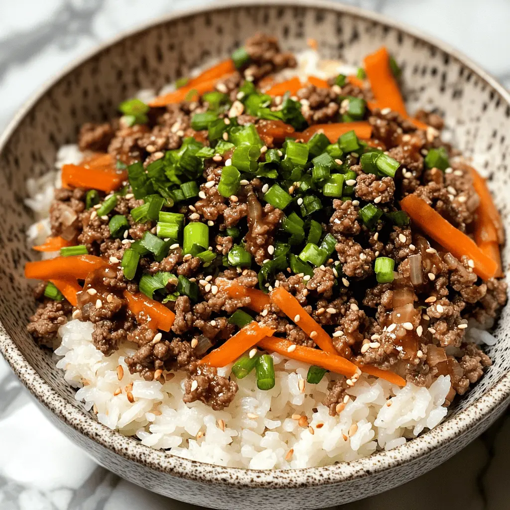 These Ground Beef Teriyaki Rice Bowls are a delightful mix of tender beef and vibrant vegetables, all tossed in a savory homemade teriyaki sauce! Perfect for quick weeknight dinners or meal prep, this recipe is not only delicious but super easy to make. Save this pin for a satisfying meal that everyone will love!