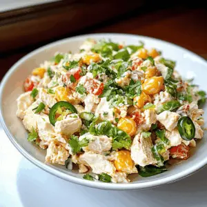 Looking for a fresh twist on chicken salad? This Jalapeno Popper Chicken Salad combines tender chicken with creamy cheese and spicy jalapenos for a zesty flavor explosion. Perfect for lunch, picnics, or game day, it's a crowd-pleaser you won't want to miss! Save this recipe to enjoy a deliciously unique meal anytime!