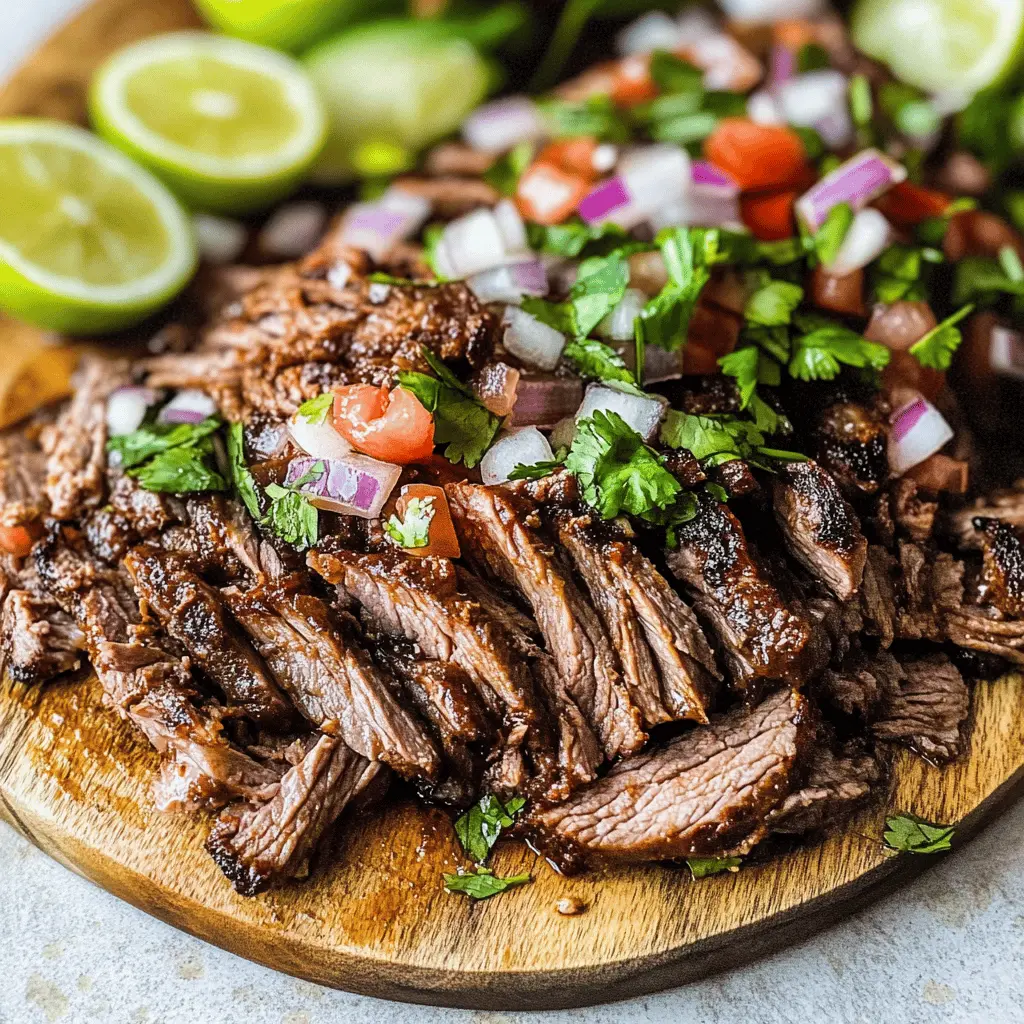 Get ready for a flavor explosion with the best carne asada recipe! Perfectly marinated beef steak is grilled to perfection, delivering mouthwatering smoky and tender bites. Ideal for tacos, burritos, or a festive gathering. Save this pin for your next cookout and impress your friends and family with delicious, homemade carne asada!