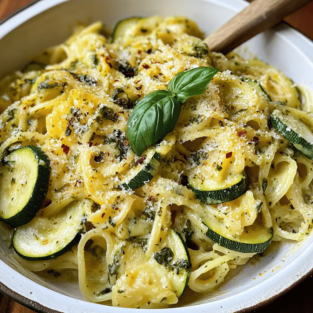 This zucchini butter pasta is a simple yet delicious dish that's perfect for a light lunch or dinner. Made with fresh zucchini and a rich butter sauce, it showcases garden flavors in every bite. Plus, it’s ready in just 20 minutes! Save this recipe for an easy weeknight meal or a delightful side at your next gathering!