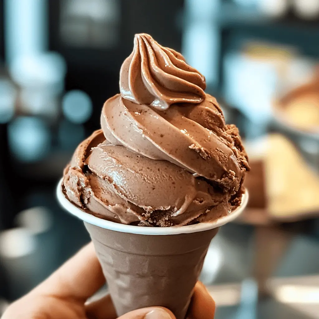 Easy Homemade Chocolate Frozen Yogurt Recipe