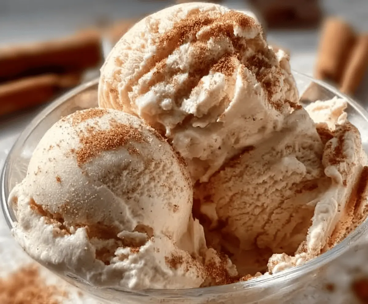 Easy Brown Sugar Cinnamon Ice Cream Recipe