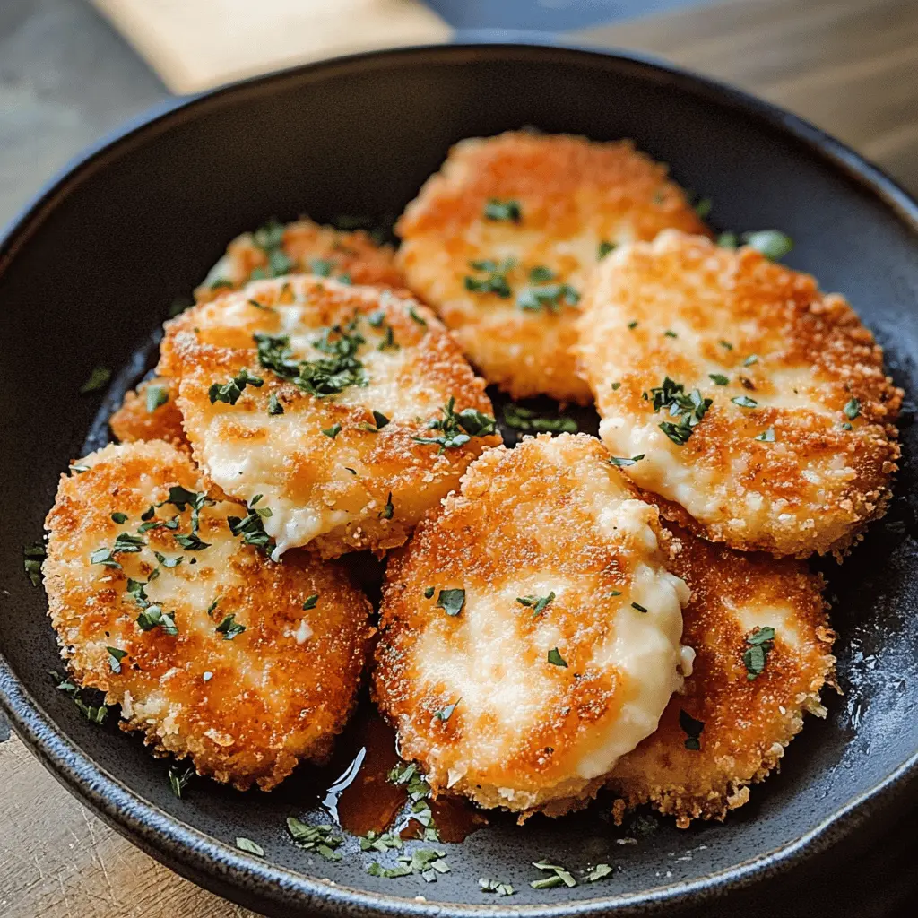 Crispy Blackstone Fried Mozzarella Bites