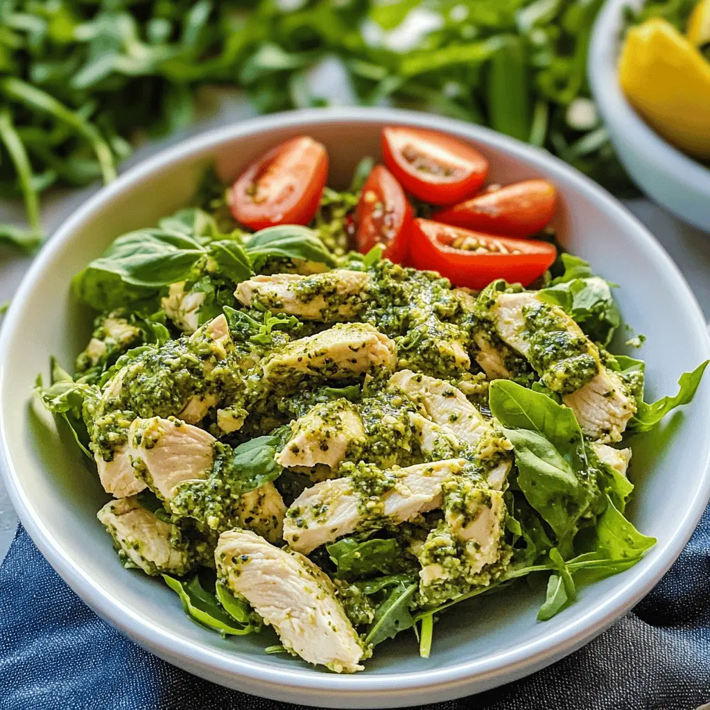 Easy Pesto Chicken Salad For Quick Meals