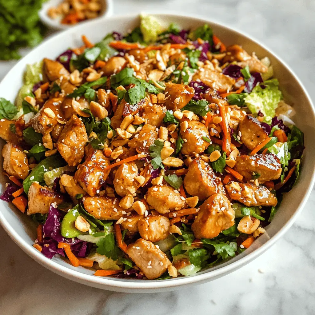 Easy Asian Chicken Crunch Salad Recipe