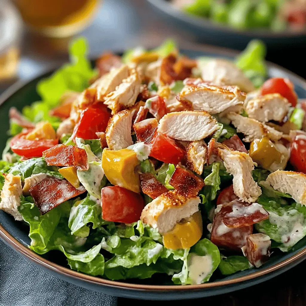Easy BLT Chicken Salad Recipe for Quick Lunch