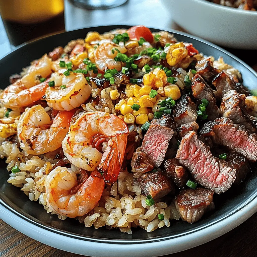 Easy Shrimp and Steak Fried Rice Recipe