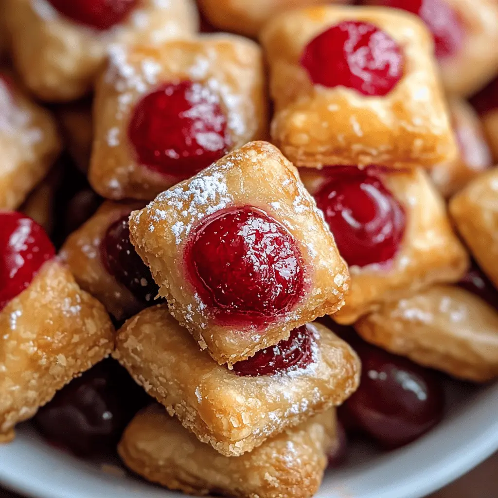 Easy Cherry Pie Bites Recipe