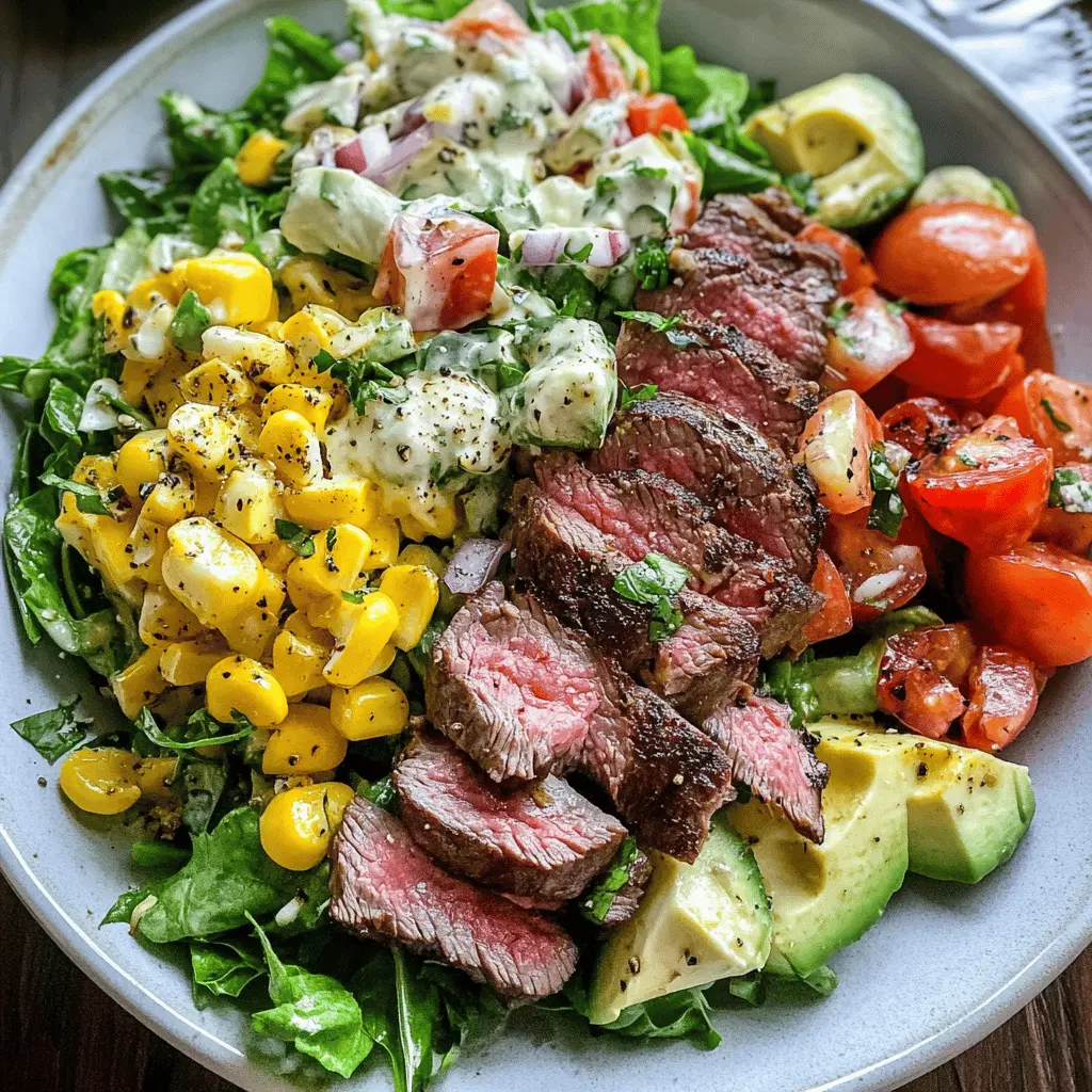 Easy Chopped Salad with Juicy Grilled Steak