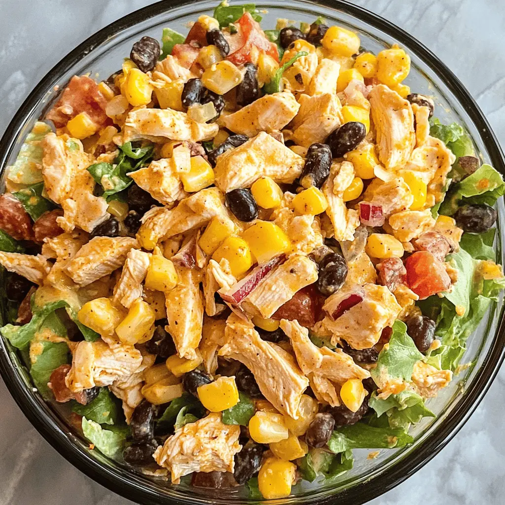 Easy Southwest Chicken Salad Recipe