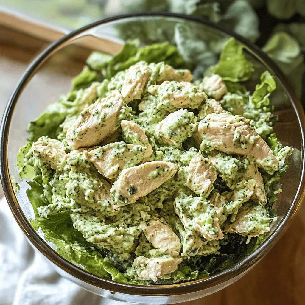 Easy Green Goddess Chicken Salad Recipe