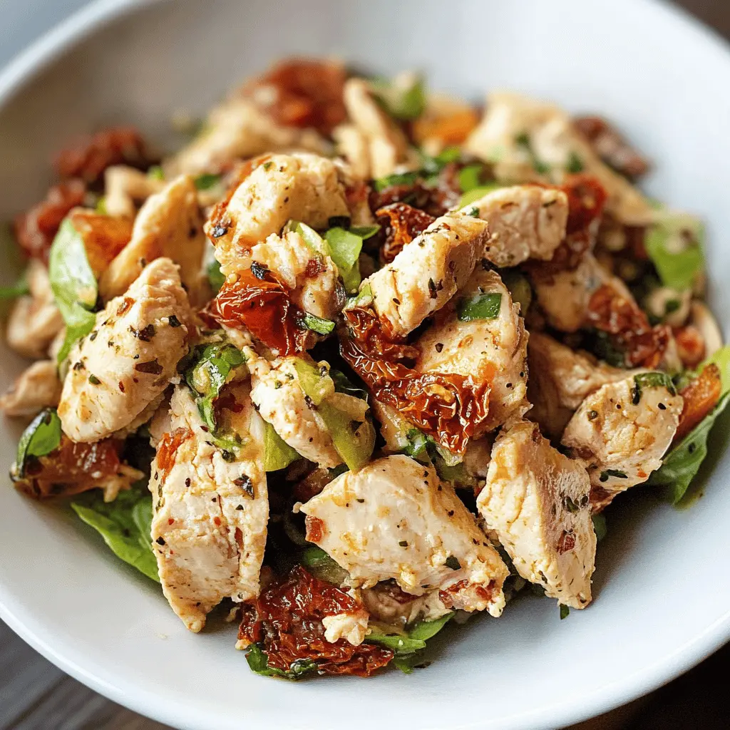 Easy Sun-Dried Tomato Chicken Salad Recipe