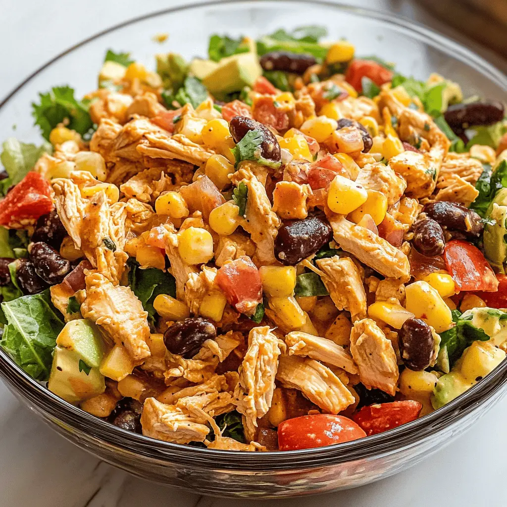 Easy Southwest Chicken Salad Recipe