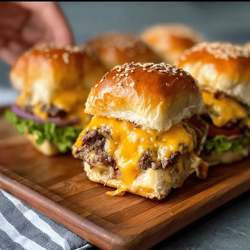 Easy Cheeseburger Sliders Recipe