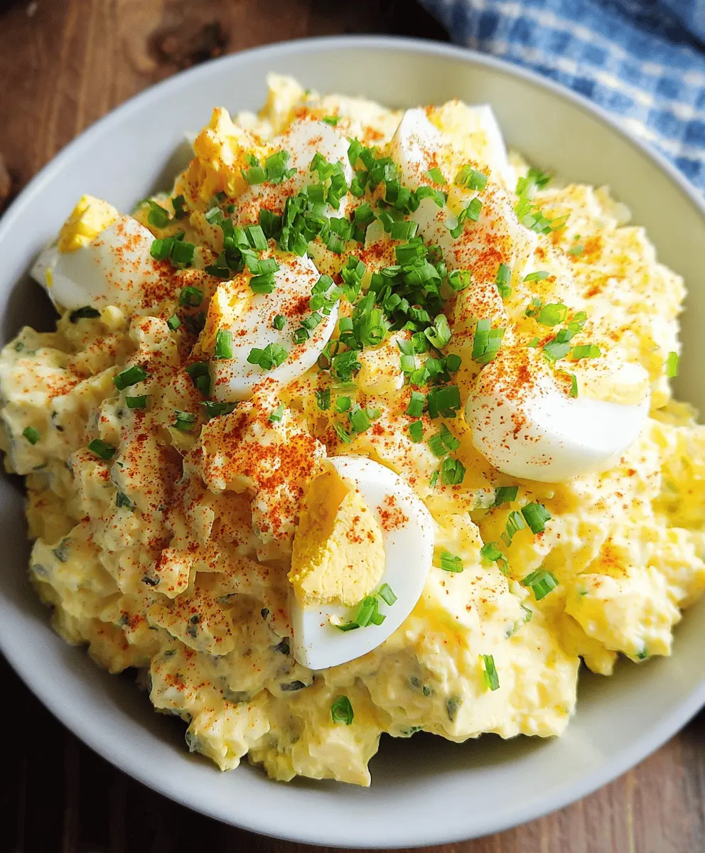 Easy Deviled Egg Potato Salad Recipe