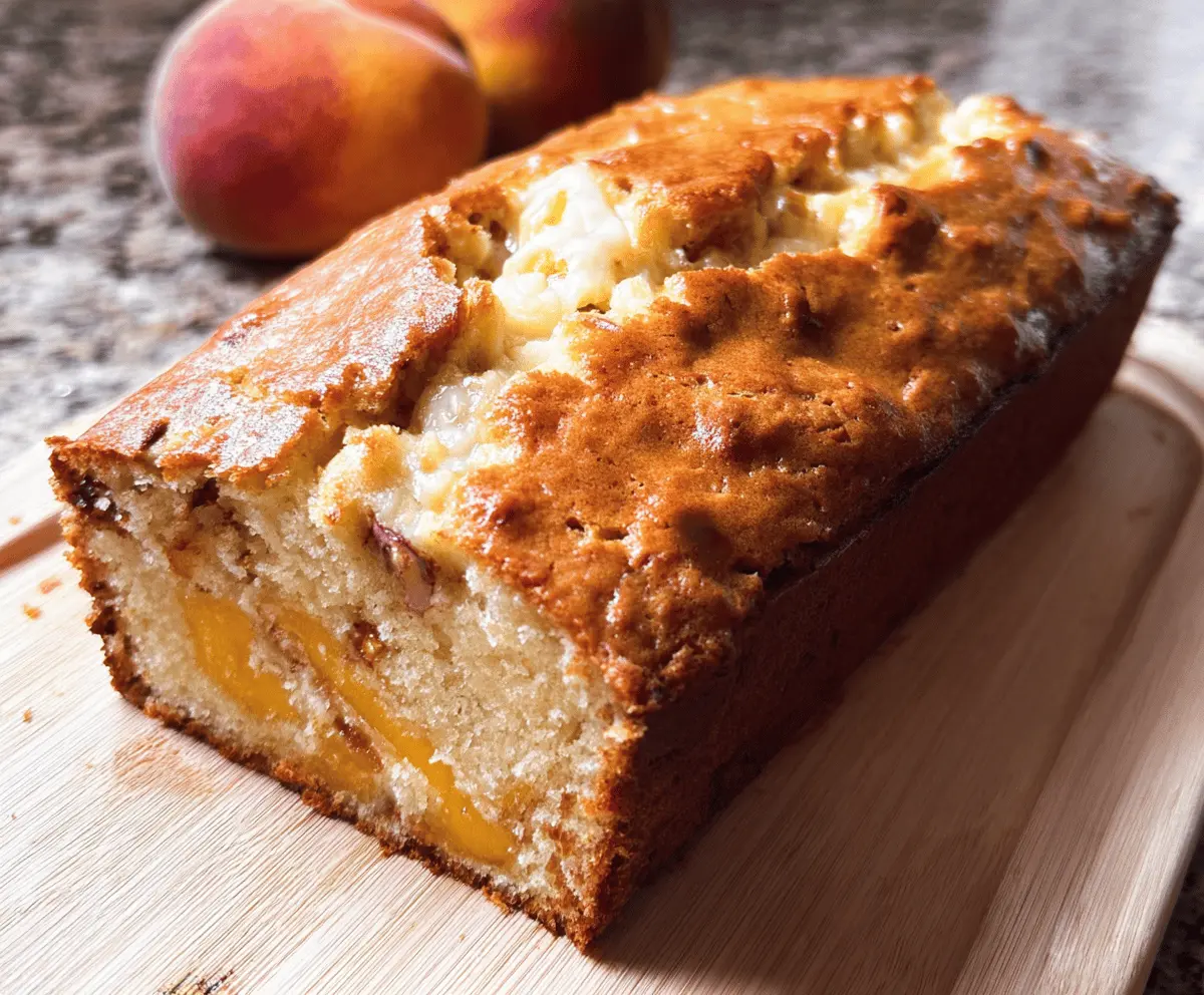 Easy Southern Peach Bread Recipe