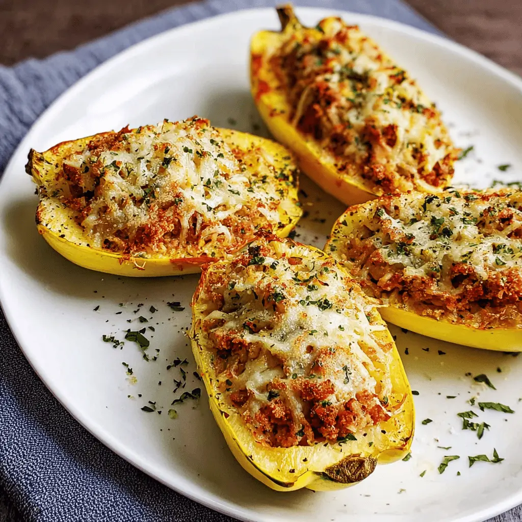 Easy Cheesy Stuffed Yellow Squash Recipe