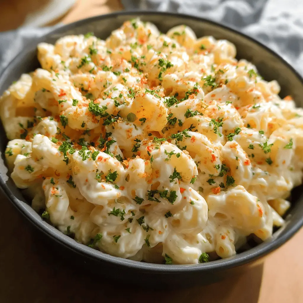 Creamy Potato Mac Salad Recipe