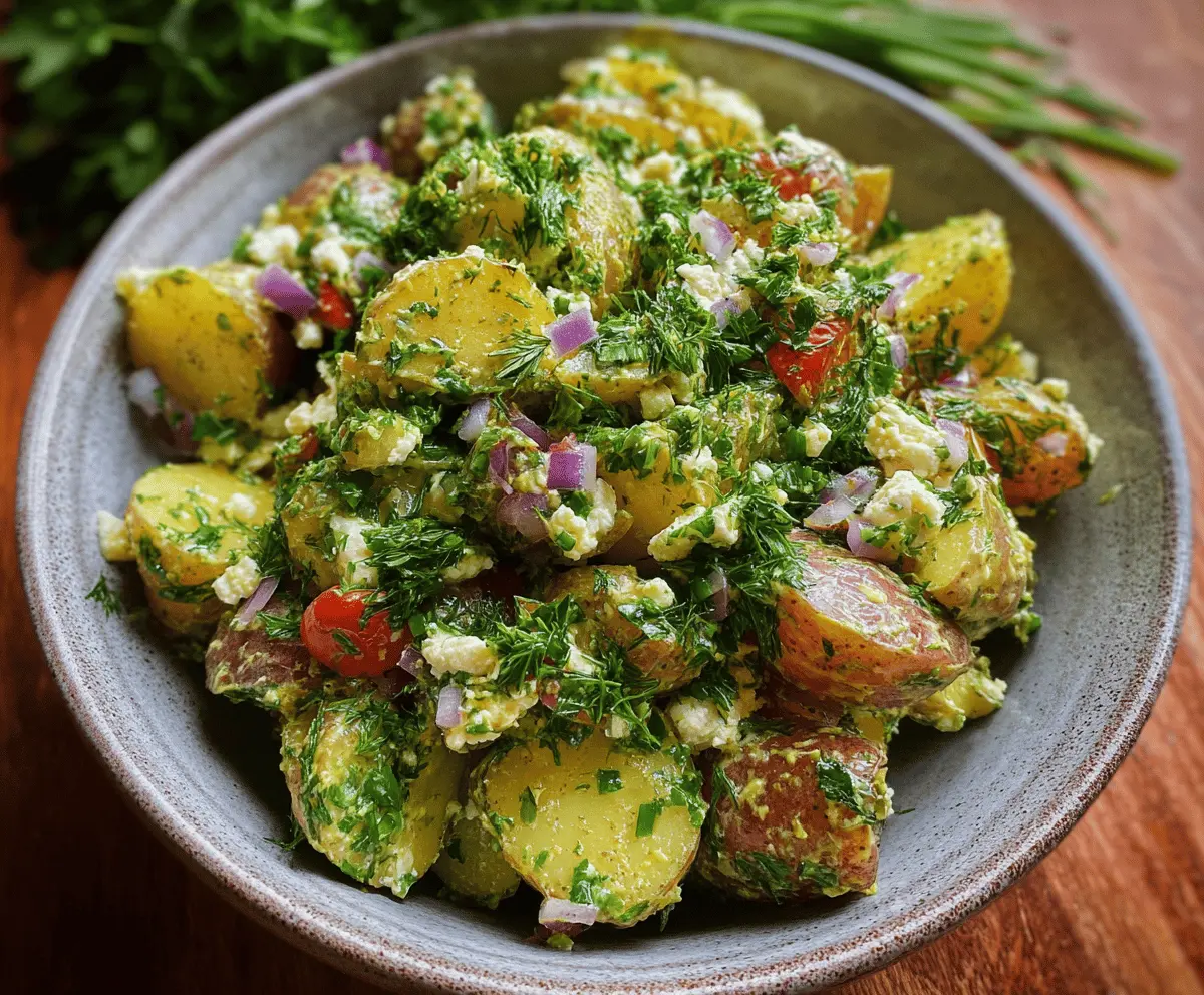 Classic French Potato Salad with Dijon Vinaigrette