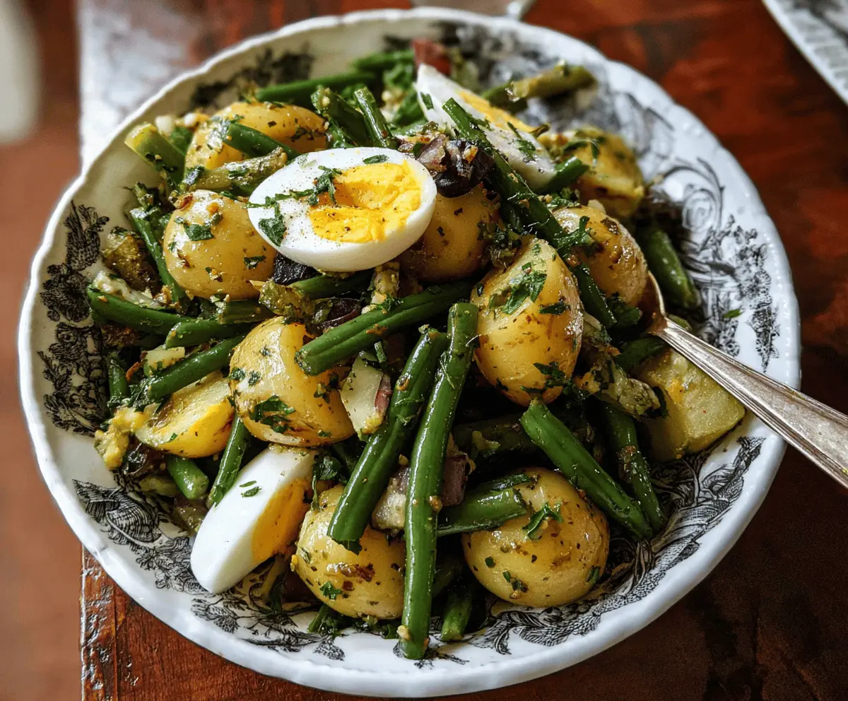 Easy French-Style Potato and Green Bean Salad