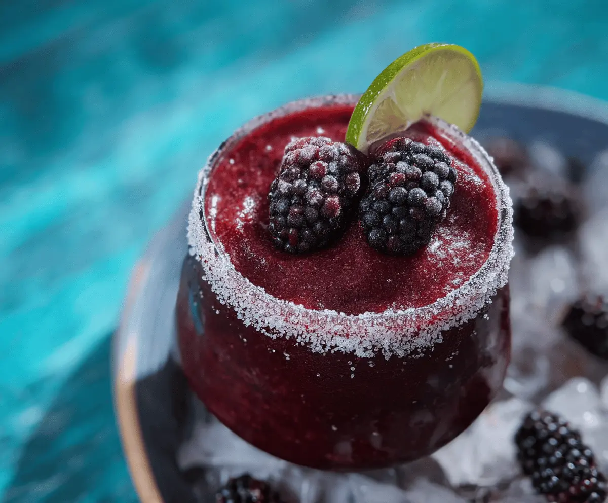 Refreshing Frozen Blackberry Margarita Recipe