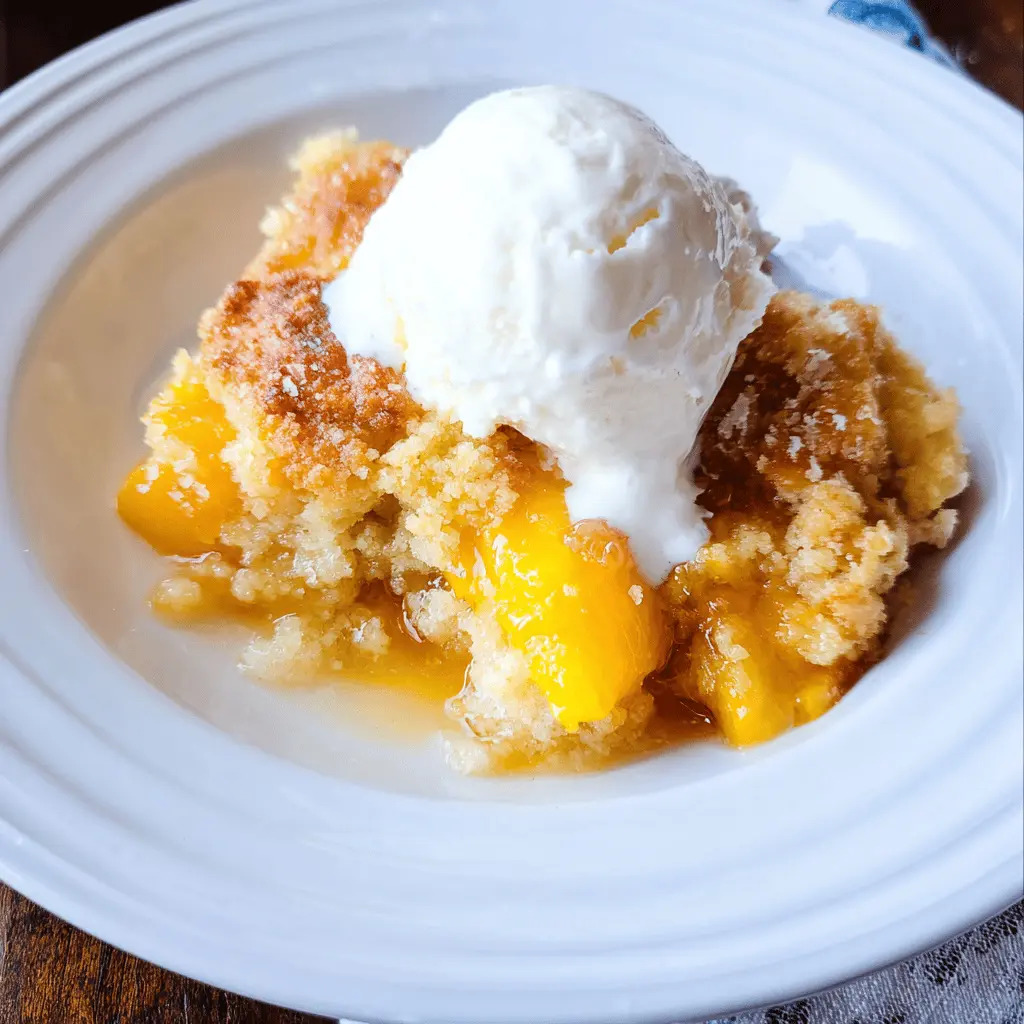 Easy Homemade Peach Cobbler Recipe by Paula Deen