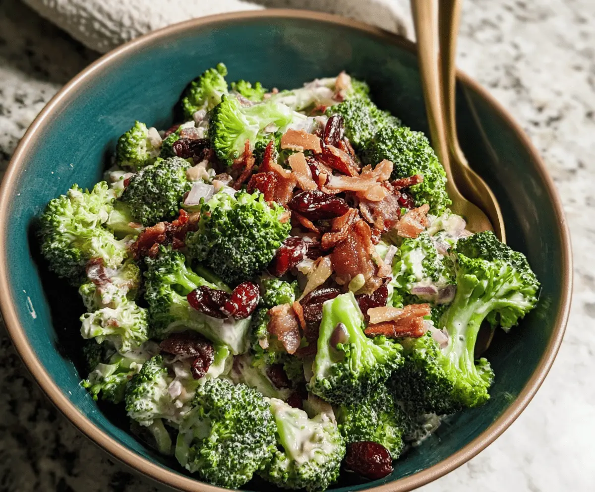 Easy Healthy Broccoli Salad Recipe