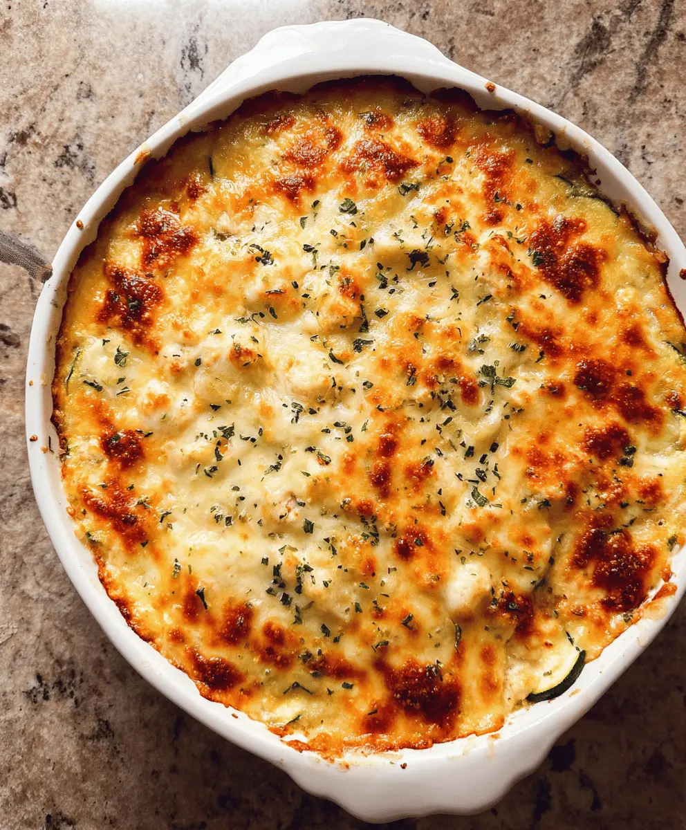 Easy Chicken Zucchini Casserole Recipe