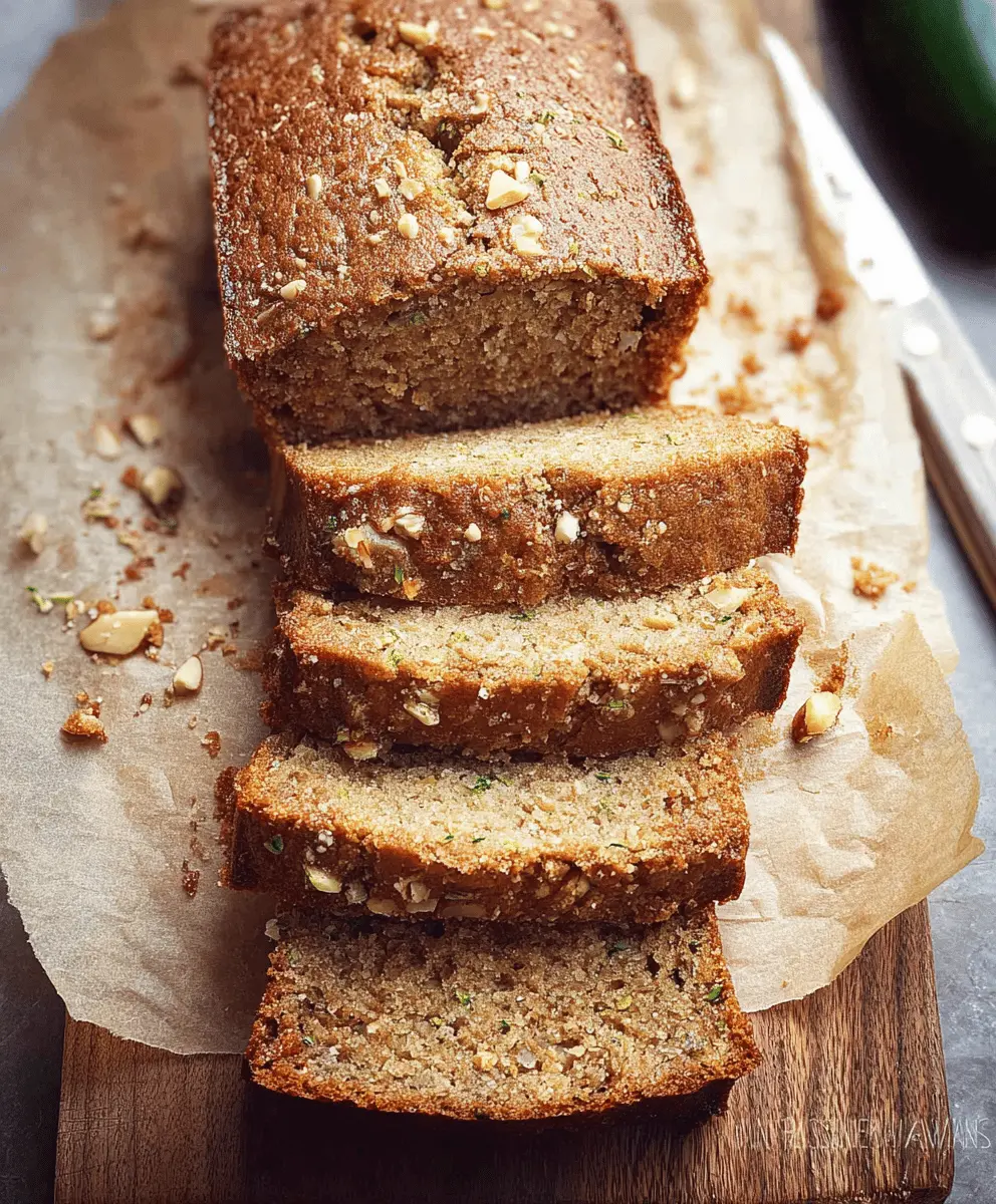 Moist Almond Flour Zucchini Bread Recipe