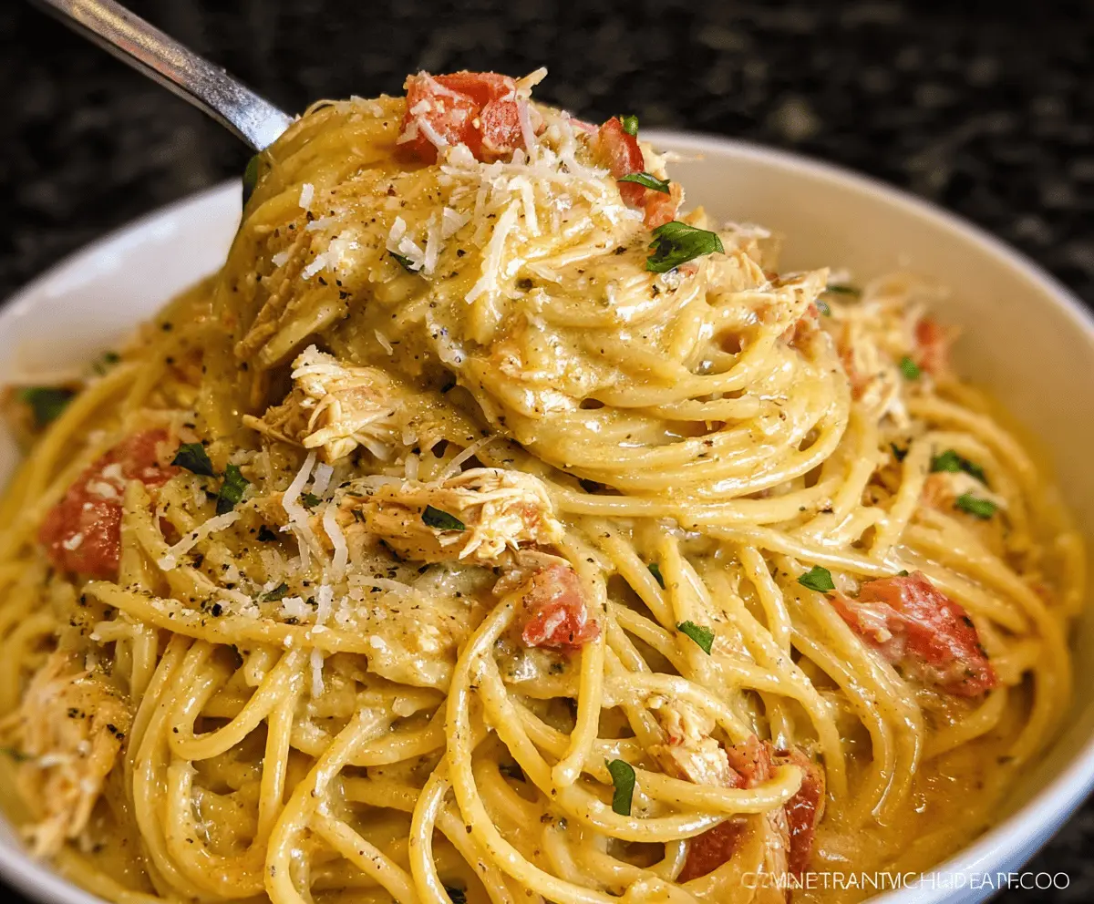 Easy Crockpot Chicken Spaghetti Recipe for Busy Weeknights