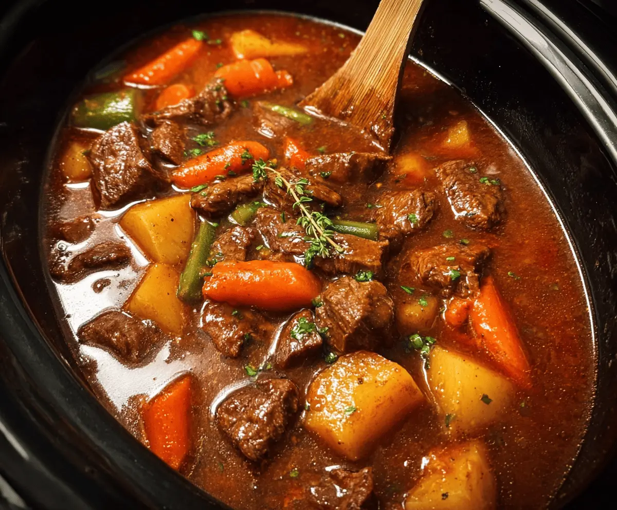 Easy Crock Pot Beef Stew Recipe for Cozy Meals