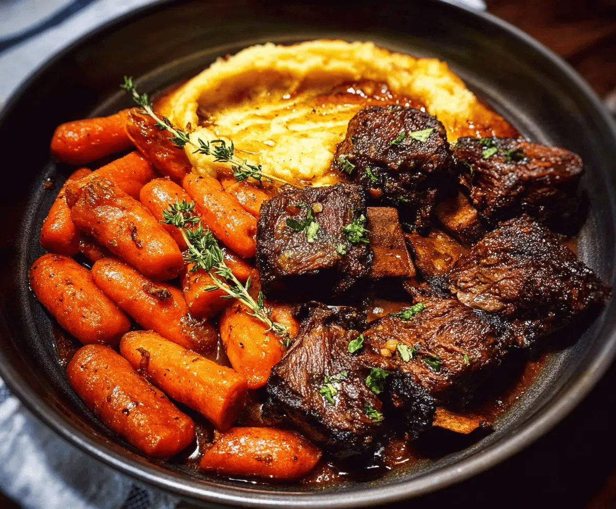 Super Tender Crockpot Beef Short Ribs Recipe