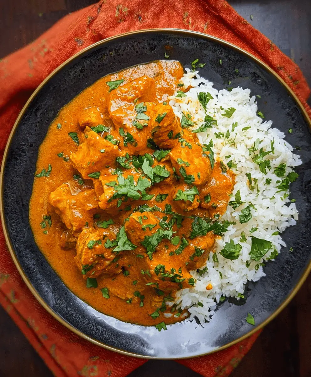 Easy Slow Cooker Indian Butter Chicken Recipe